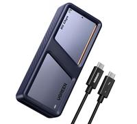 UGREEN 80 Gbps Boîtier M2 SSD NVMe Compatible avec Thunderbolt 5/ 4 et USB 4 Adaptateur Disque Dur Externe Aluminium M.2 2280 Compatible avec iPhone 17 Pro Max Air Mac MacBook PC Windows PS5 Xbox