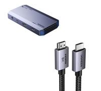 UGREEN 8K Câble HDMI 2.1 Certifié et Carte de Capture Vidéo HDMI USB C 3.1 4K