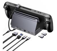 UGREEN 9 en 1 Docking Station USB C DP 4K 120Hz Compatible avec Steam Deck OLED LCD ROG Ally X Legion Go MSI Claw Dock USB C Adaptateur Ethernet Gigabit Data Ports 10Gbps PD 100W Lecteur Carte SD TF