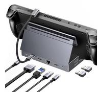 UGREEN 9 en 1 Docking Station USB C et Support pour Console de Jeu Portable | HDMI 4K 60Hz, Ethernet Gigabit, 10Gbps, PD 100W, Lecteur Carte SD TF, Compatible avec Steam Deck, ROG Xbox Ally X, Legion Go