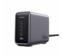 Ugreen Station 5 ports 300W alimentation + USB‑C Gris anodisé