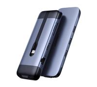 UGreen 9in1 Multifonctionnel USB Type C - HDMI / 3x USB 3.2 Gen 1 / Czytnik SD Micro SD / VGA / RJ45 / USB Type C Alimentation 100 W 20 V 5 A GRIS (70409 CM286)