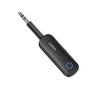 UGREEN Adaptateur Bluetooth Jack 5.0 pour TV Émetteur Récepteur 2 en 1 AUX Microphone Compatible avec Voiture Chaîne HiFi Casque Enceinte Haut Parleur Amplificateur