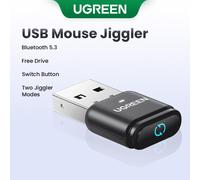 UGREEN-Adaptateur de souris sans fil avec bouton de commutation,secoueur,2 modes Gabarits,garde PC éveillé,Bluetooth Dongle,USB,Jiggler - Type Mouse Jiggler