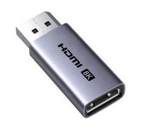 UGREEN Adaptateur DisplayPort vers HDMI 8K 60Hz 4K 240Hz HDR10 Convertisseur DP Mâle vers HDMI Femelle Unidirectionnel Coque en Aluminium Compatible avec Laptop HDTV Moniteur Projecteur (1 Pack)