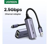 UGREEN-Adaptateur Ethernet USB 2.5G 2500Mbps Carte Réseau USB3.0 pour Ordinateur Portable PC NAS Serveur Windows Mac OS USB-A/C Adaptateur Internet USB-A 2.5G