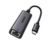 UGREEN Adaptateur USB C Ethernet Gigabit Thunderbolt vers RJ45 1Gbps (Noir) | Compatible avec iPhone 17 Pro Max Air 16 15 MacBook iPad Air 2024 Surface 10 Galaxy S25 Ultra Tab S9
