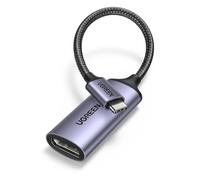UGREEN Adaptateur USB C vers DisplayPort 1.4 Femelle 8K 60Hz 4K 240Hz VRR | Compatible avec iPhone 18 Pro Max iPhone 17 Pro Max Air 16 Plus Pro Max MacBook M4 M3 M2 iPad Air Galaxy S25 Thunderbolt 4/ 3