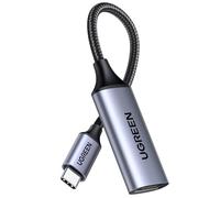 Ugreen 70444 câble vidéo et adaptateur HDMI Type A (Standard) USB Type-C Aluminium, Noir