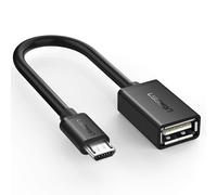 Ugreen - Adaptateur USB - Micro-USB de type B (M) pour USB (F) - USB 2.0 OTG - 5 V - 10 cm - noir