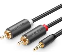 Ugreen Av102 2X Rca (Cinch) Jack 3.5 Mm 5M Cable (Black)