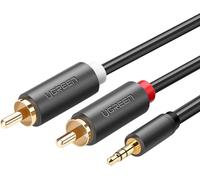 Ugreen Av102 Kabel 2X Rca (Cinch) Jack 3.5 Mm 1M (Czarny)
