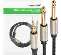 Ugreen Av126 Kabel Trs 3.5 Mm Do 2X Ts - 1M (Szary)