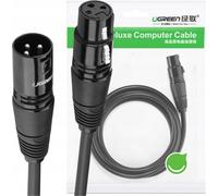 Ugreen Av130 Câble Xlr femelle vers Xlr mâle - 1M (Noir)