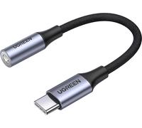 Ugreen AV161 adaptateur pour casque mini jack 3,5 mm (femelle) / USB-C (mâle) 10 cm - gris