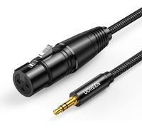 Ugreen Av182 Câble Xlr femelle vers Jack mâle 3.5 - 2M (Noir)