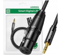 UGREEN AV182 XLR la mufa 3,5 mm AUX 1 m (negru)