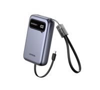 UGREEN Batterie Externe 20000mAh 22.5W Câble Intégré USB C Power Bank Charge Rapide 2 Ports Affichage Emoji Compatible avec iPhone 16 Plus Pro Max 15 14 Galaxy S25 Ultra S24 S23 (Noir)