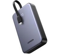 UGREEN Batterie Externe 20000mAh avec Câble USB C Intégré Power Bank Charge Rapide PD 22.5W QC 3.0 avec Affichage Compatible avec
