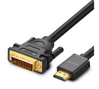 Ugreen bidirektionales Kabel HDMI-DVI 2m schwarz (HD106)