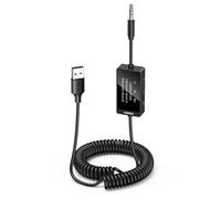 UGREEN Bluetooth 5.4 Émetteur Récepteur 2 en 1 Adaptateur Bluetooth Jack | avec Microphone Aux 3.5mm et Écran LCD pour Voiture Chaîne HiFi Casque Enceinte Haut Parleur Amplificateur