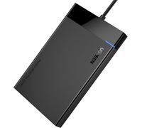 UGREEN Boîtier De Disque Dur 2,5" HDD, SSD SATA 3.0 5Gbps, USB-A 0,5m, Noir