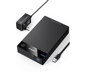 UGREEN Boîtier Disque Dur 3,5 SATA Disque Dur 3,5 2,5 Pouces HDD SSD 5Gbps