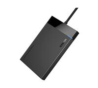 UGREEN USB 3.0 Boîtier Externe Disque Dur 2,5 Pouces SATA III HDD SSD 5 Gbps UASP Compatible avec Windows 11 Mac OS Linux, Câble Intégré
