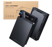Ugreen 50422 Boîtier de disques de stockage Boîtier disque dur/SSD Noir 2.5/3.5"