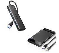 UGREEN Boîtier pour Disque Dur Externe 2,5" et Hub Adaptateur