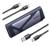 UGREEN Boîtier SSD M.2 NVMe SATA 10 Gbps USB 3.2 Gen 2 Adaptateur Disque Dur Externe pour M MB Key 2230 2242 2260 2280 Compatible avec iPhone 17 Pro Max Air Mac MacBook PC Windows Linux PS5 Xbox