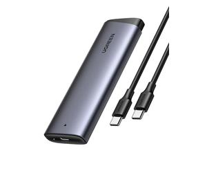 UGREEN Boîtier SSD M2 NVMe PCIe 10 Gbps USB 3.2 Gen 2 Adaptateur Disque Dur | Aluminium pour M.2 2230 2242 2260 2280 Compatible avec iPhone 18 Pro Max Air Mac MacBook PC Windows Linux PS5 Xbox