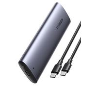 UGREEN Boîtier De Disque Dur SSD M.2 NVMe 10Gbps (USB-C 3.1 Gen2 Entrée), Gris