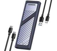 UGREEN Boîtier SSD M2 NVMe USB 3.2 Gen 2 10Gbps Adaptateur Disque Dur PCIe 2230 2242 2260 2280 Compatible avec iPhone 17 Pro Max Air Mac MacBook PC Windows Linux PS5 Xbox Deux Câbles Fournis