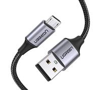 UGREEN Câble de charge et de données Micro USB tressé Noir 2 m