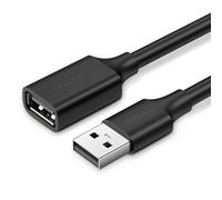 Ugreen Câble d'extension USB 2.0 mâle vers Femelle Plaqué Or US103 Longueur 0,5 m 0.5m/1.5ft Noir