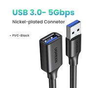 UGREEN-Câble d'extension USB 3.0 pour Smart Laptop,PC,TV,Xbox One,SSD,USB 3.0 2.0,Mini Fast Speed Extender rette - Type 5Gbps-Nickel Plated-3m