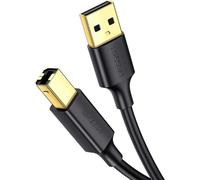 Ugreen Câble d'imprimante USB Type B (mâle) - USB 2.0 (mâle) 480 Mbps 1,5 m noir (US135 10350)
