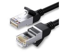 UGREEN Câble Ethernet Cat 6 U/UTP en cuivre pur 0,5 m (Noir)