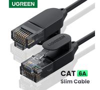UGREEN câble Ethernet Cat 6A 10Gbps câble réseau 4 paire torsadée cordon de raccordement Internet UTP Cat6a Lan Ethernet RJ45 pour routeur PC Cat 6A 10Gbps