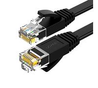 Ugreen Câble Ethernet plat CAT6, 1 mètre, noir
