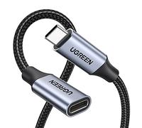 UGREEN Rallonge USB C Gen 2 Supporte Thunderbolt 3 Charge Rapide 100W Câble Extension pour Vidéo 4K 60Hz Data 10Gbps Compatible avec iPhone 17 Pro Max Air 16 MacBook Galaxy S25 S24 (1M)