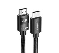 UGREEN Câble HDMI 2.0 4K Ultra HD Câble HDMI 4K Haute Vitesse par Ethernet en Nylon Tressé Supporte 3D HDR Retour Audio Compatible avec PS5 Lecteur Blu Ray Xbox 360 PS4 PS3 PC Ampli TV 4K Écran (1M)