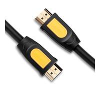 Ugreen câble HDMI avec Ethernet Doré Plated-High Speed Prend en Charge 1080p et 3D pour Lecteur Blu Ray, télévision 3D, Roku, Boxee, Xbox360, PS3, Apple TV, 1 m et Noir