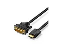 UGREEN Câble HDMI DVI 1080P Full HD Adaptateur HDMI Mâle vers DVI Mâle Bidirectionnelle Compatible avec PS4 PS3 Xbox One Xbox 360 TV Box HDTV PC Ultrabook Lecteur Blu Ray (2M)