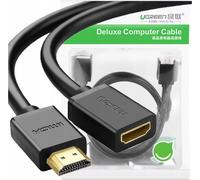Ugreen Câble Hdmi mâle vers Hdmi femelle Hd107, Fullhd, 3D, 0.5M (Noir)