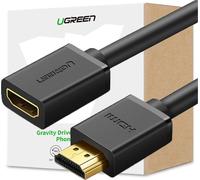 Ugreen Câble Hdmi mâle vers Hdmi femelle Hd107, Fullhd, 3D, 1M (Noir)