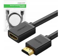 Ugreen Câble Hdmi mâle vers Hdmi femelle Hd107, Fullhd, 3D, 2M (Noir)