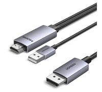 UGREEN Câble HDMI vers DisplayPort 4K 60Hz Adaptateur HDMI DisplayPort 2M