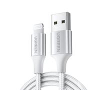 UGREEN Cable Lightning to USB 2.4A US199, 2m (Silver)